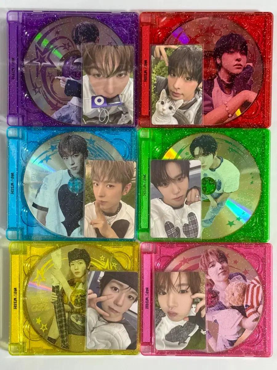 엔시티위시 컬러 쥬얼 개봉앨범 7종 세트