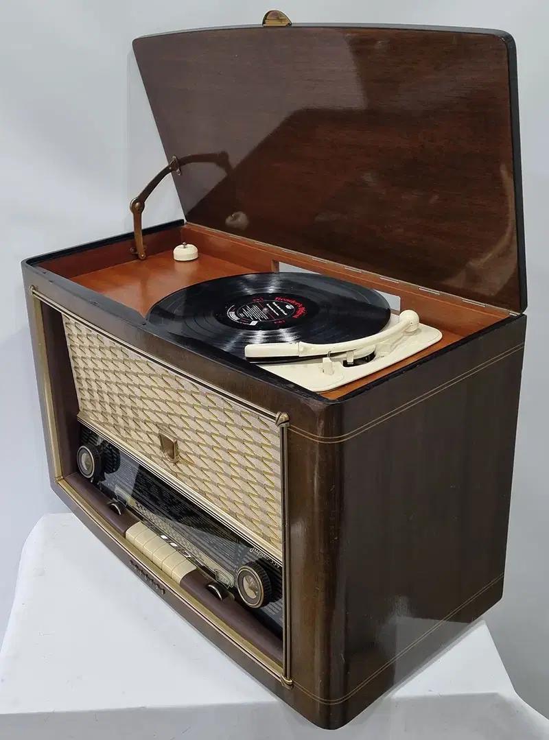 빈티지 진공관 PHILIPS AM/FM 리시버 전축