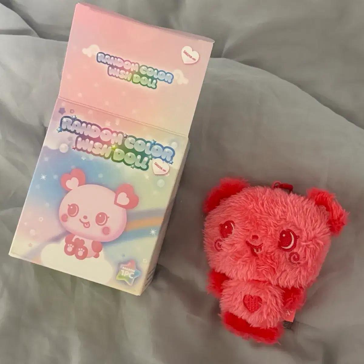 엔시티위시 사쿠야 랜덤 컬러 위시돌 팡이 레드