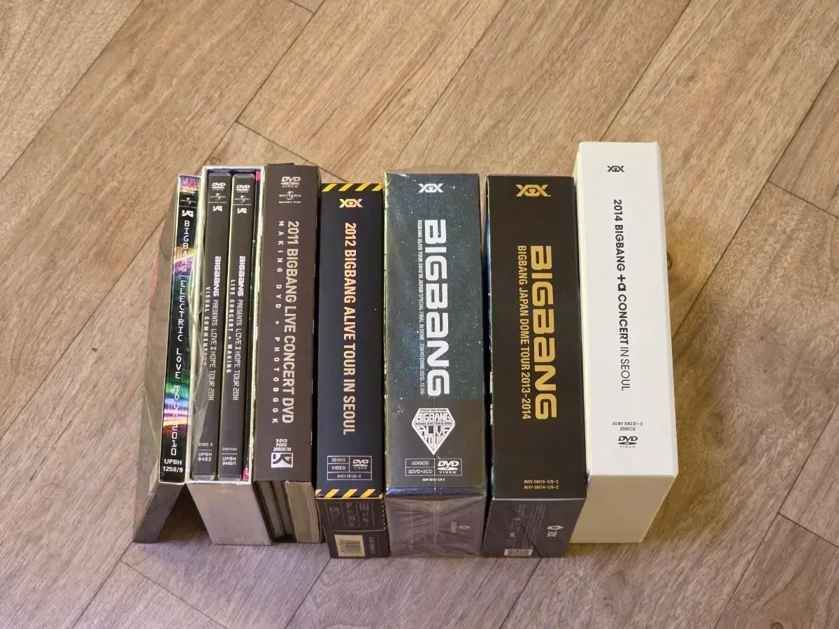 빅뱅 콘서트 dvd 여러개 일본판