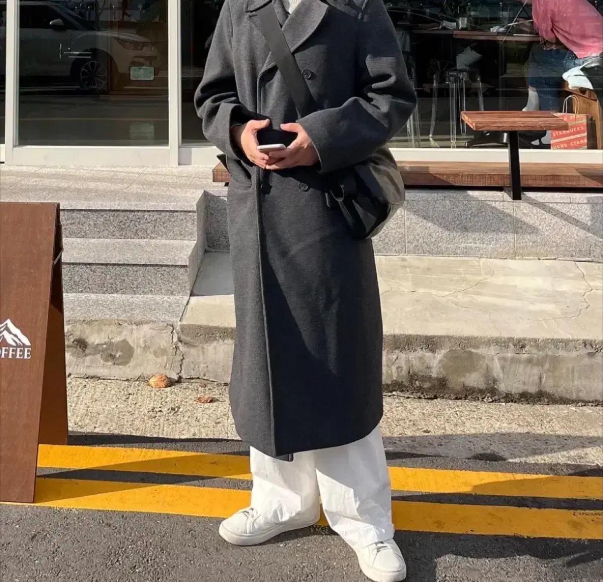 남자 미니멀 코트 센트마켓 두마로 휴클로젯