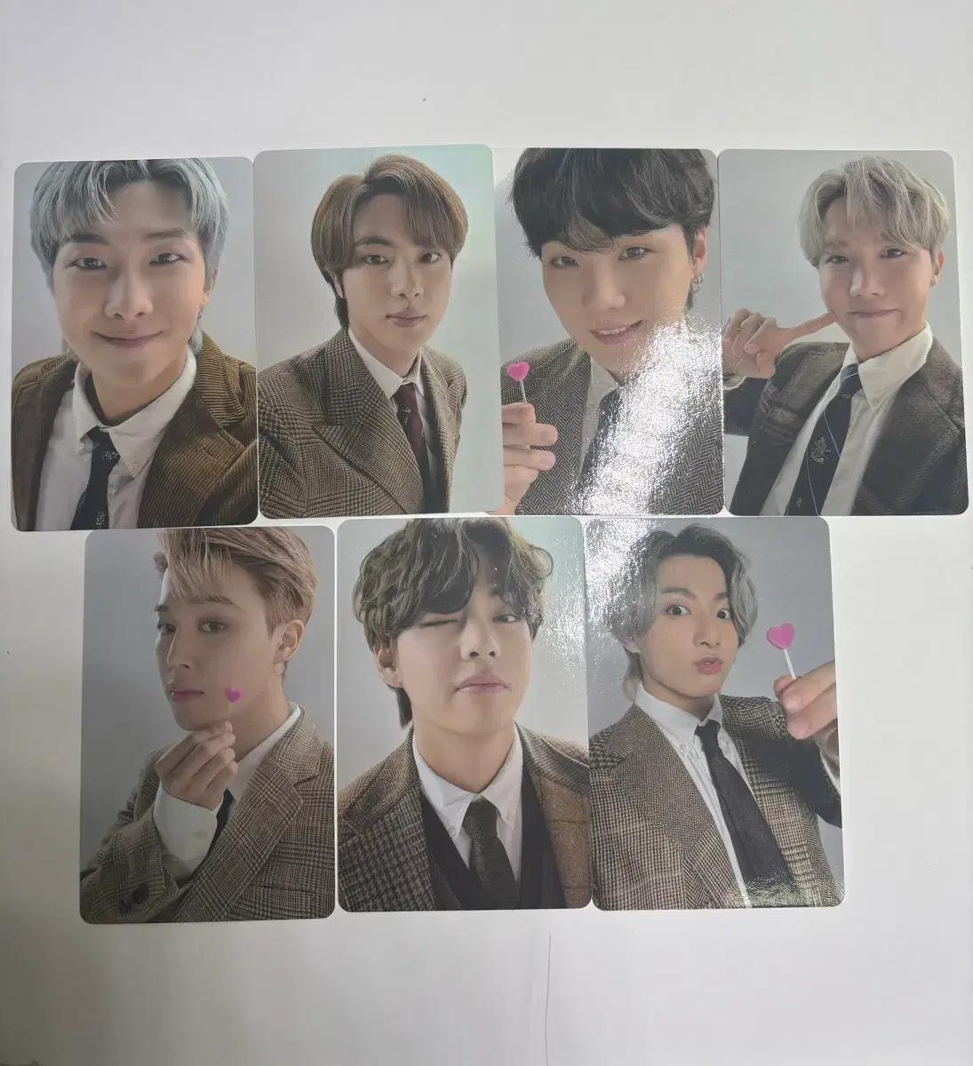 일괄 방탄소년단 페스타 디데이 캘린더 포토카드 방탄 bts 포카