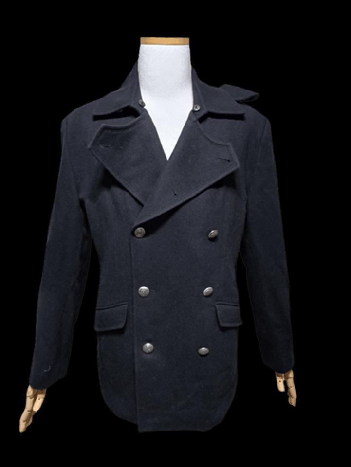 솔리드옴므 정품 남자 더블브레스티드 남성 블레이져 모직피코트자켓95