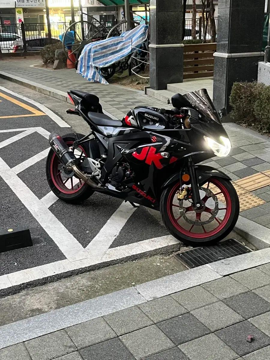스즈키 gsxr125 21년식 요시무라정품 구변 판매/대차 써론픽시