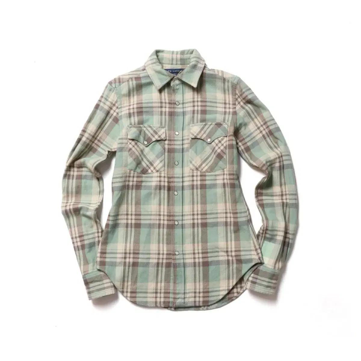 랄프 로렌 Ralph Lauren Check Western Flannel