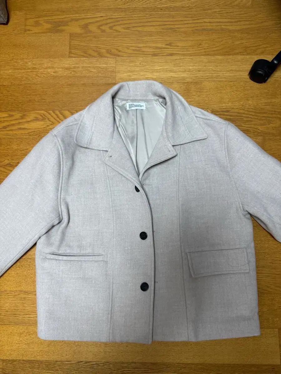 남성 그레이 하프코트 팔아요