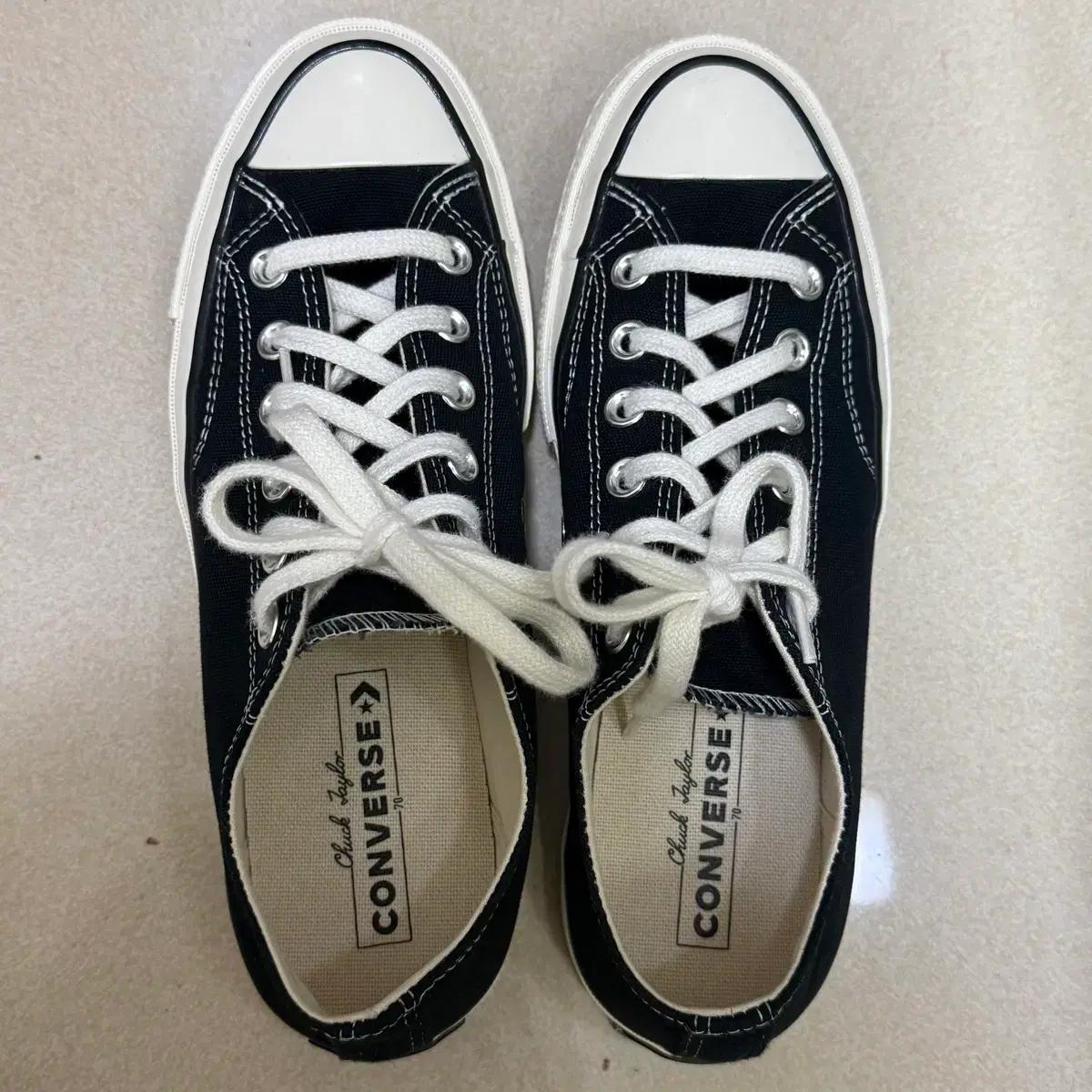 컨버스 척70 로우 블랙