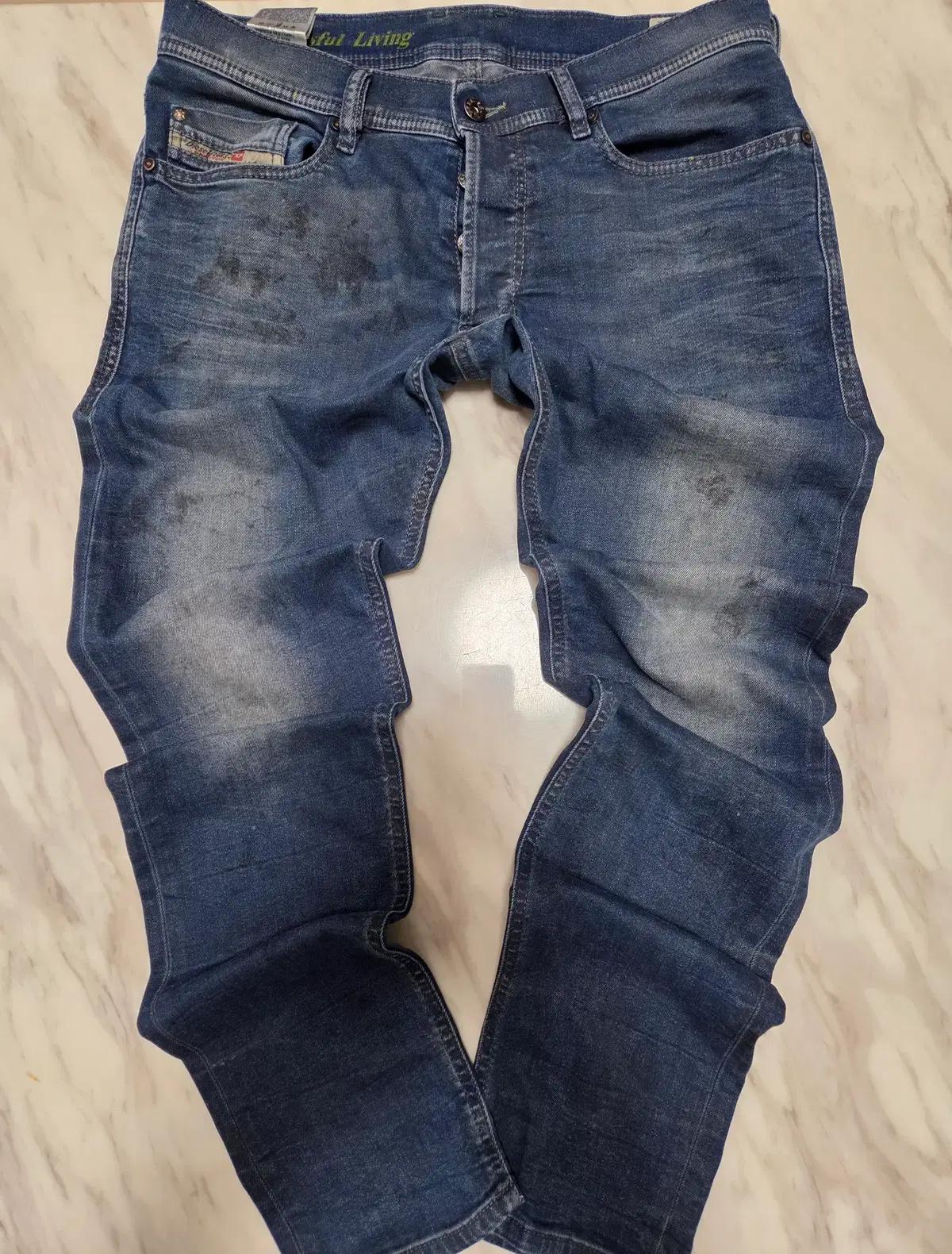 디젤 테파 오일워싱 데님팬츠