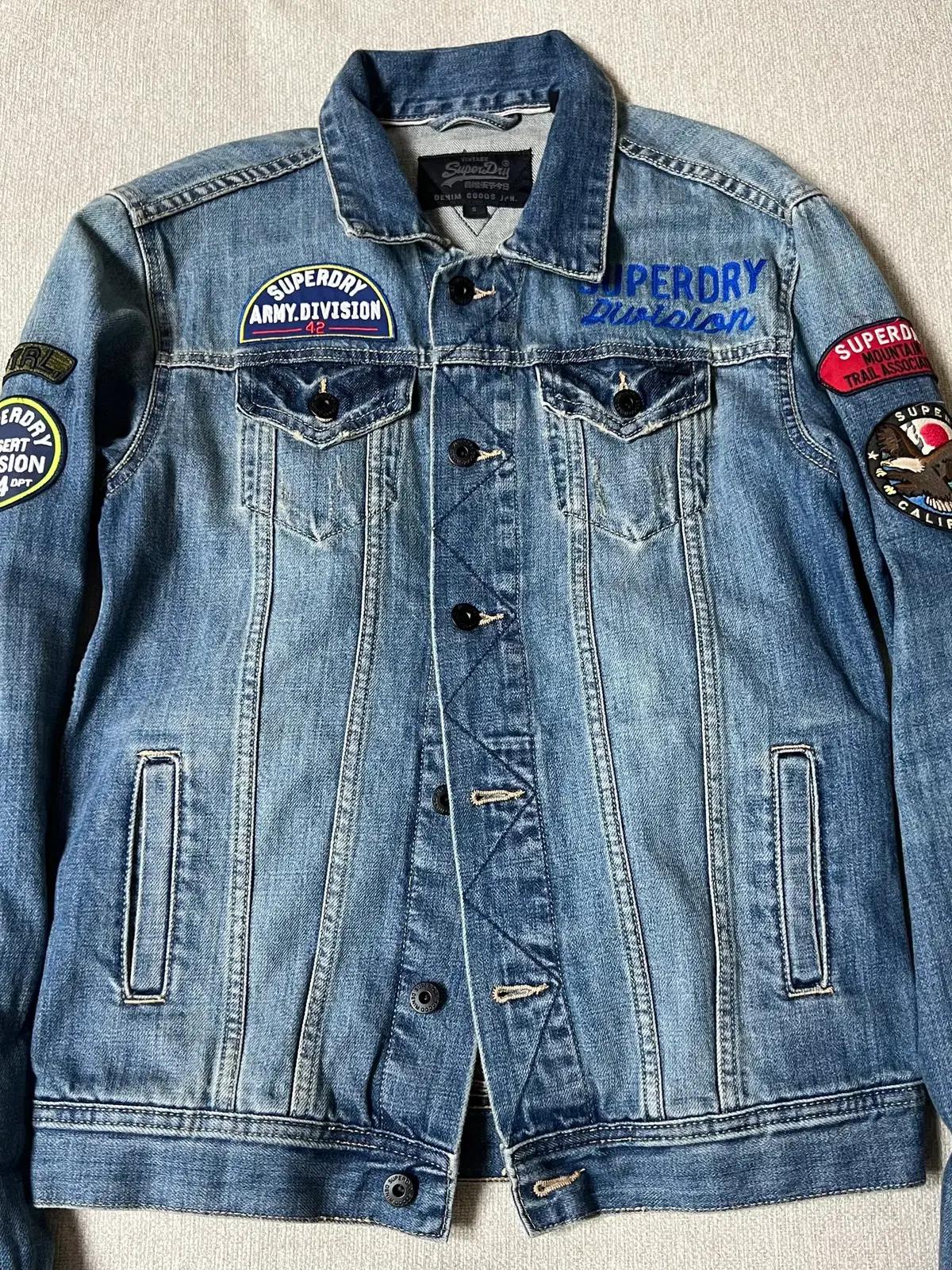Superdry SD Rogue Patch 트러커 데님 자켓