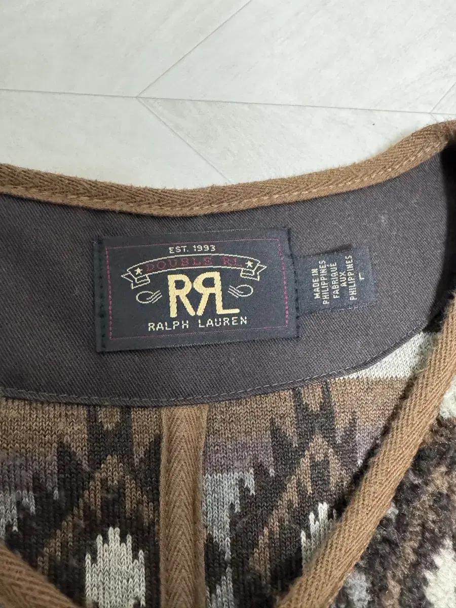 L ] rrl 자카드 플리스 베스트