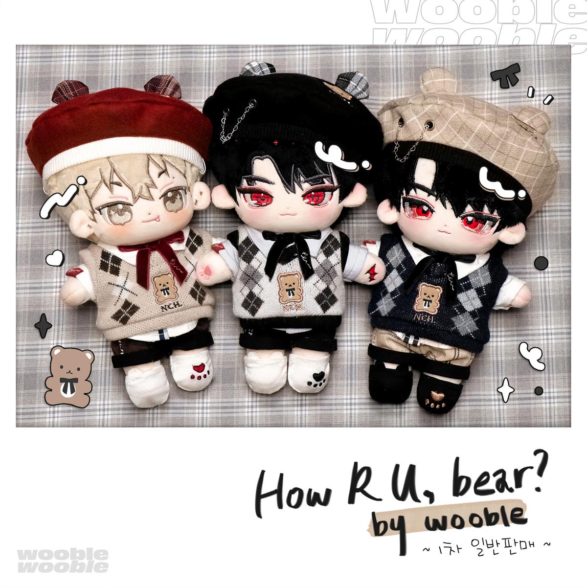 [20cm 인형옷] WOOBLE 우블 HOW R U, bear? 베어