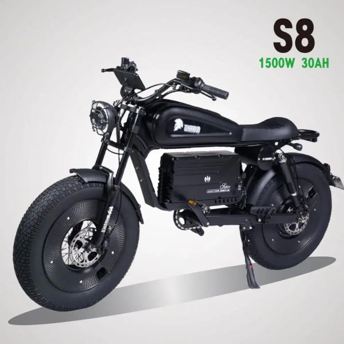 동도 워리어 S8 pro전기 오토바이 블랙 3000w 튜닝개체