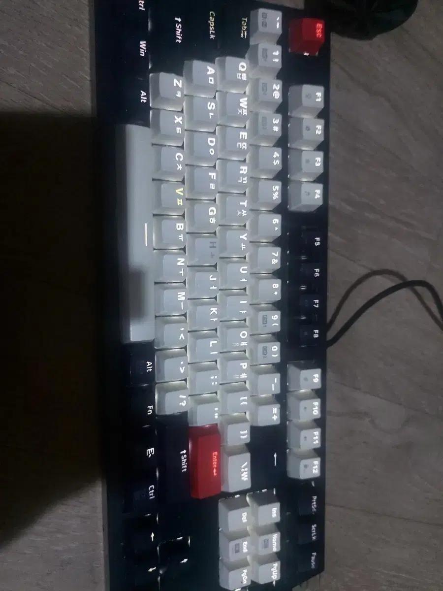 엡코 K711 ARC 카일광축 완정방수 LED기계식 키보드