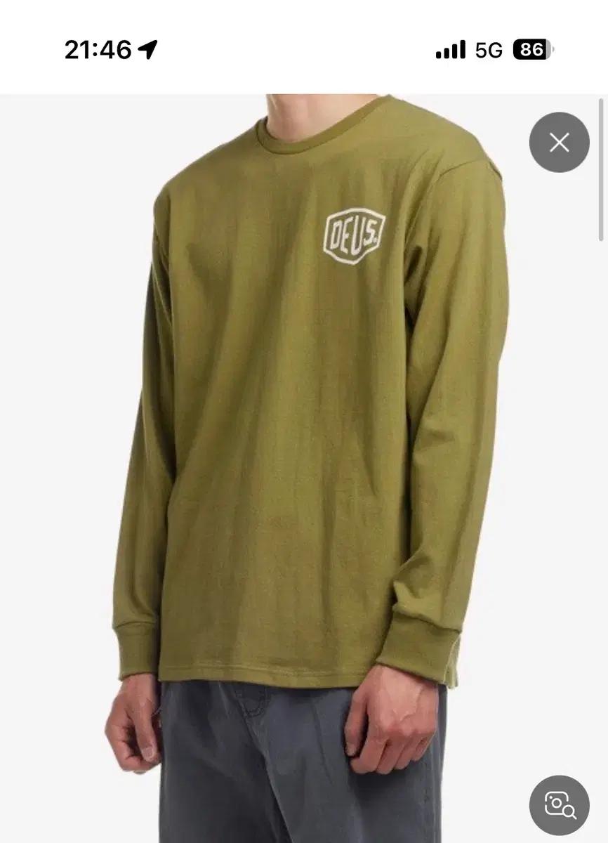 데우스 삼청 롱슬리브 로버 그린