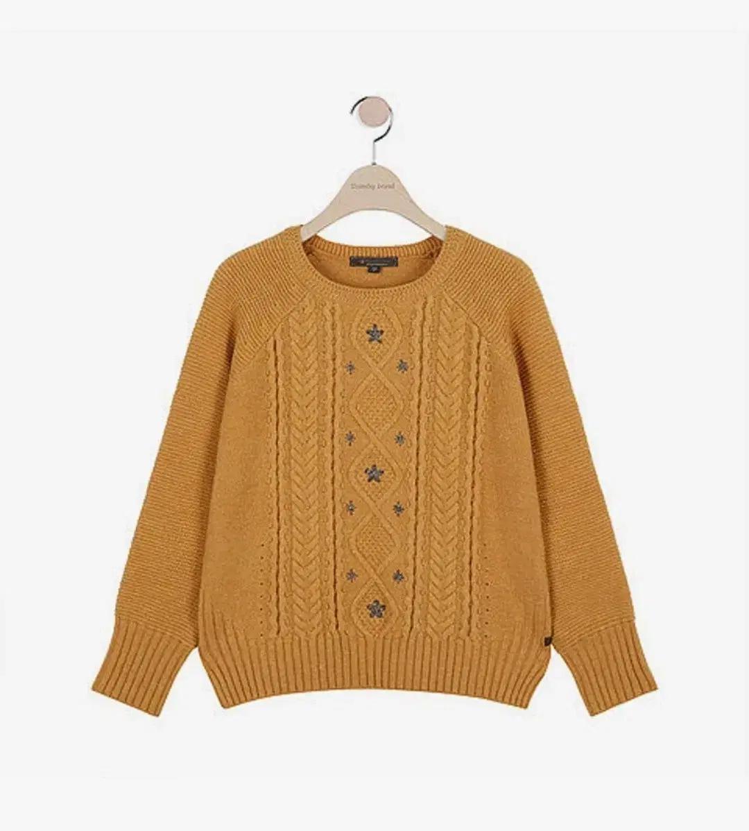 써스데이아일랜드케이블니트스웨터90사이즈