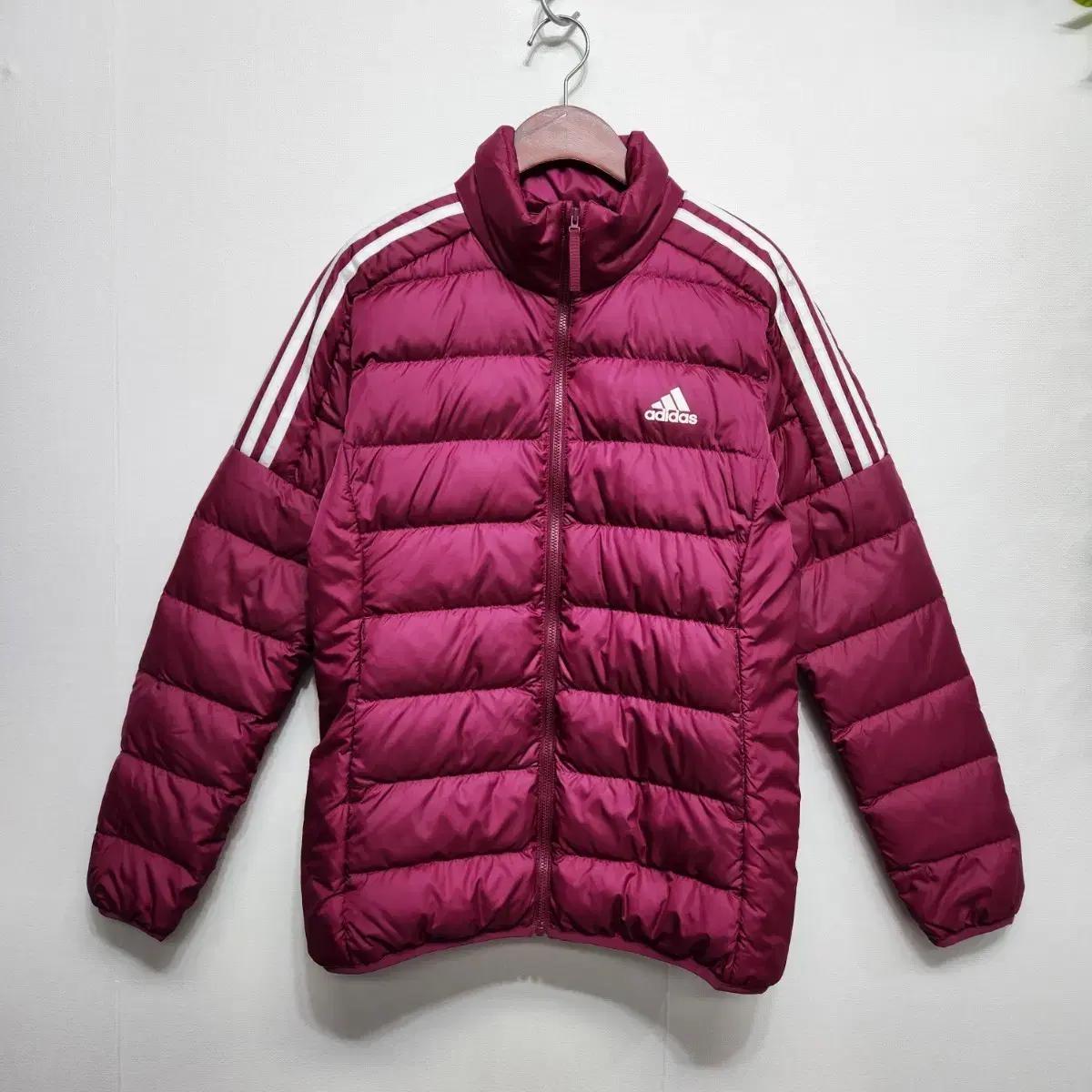 아디다스 에센셜 삼선 덕다운 패딩 M 사이즈
