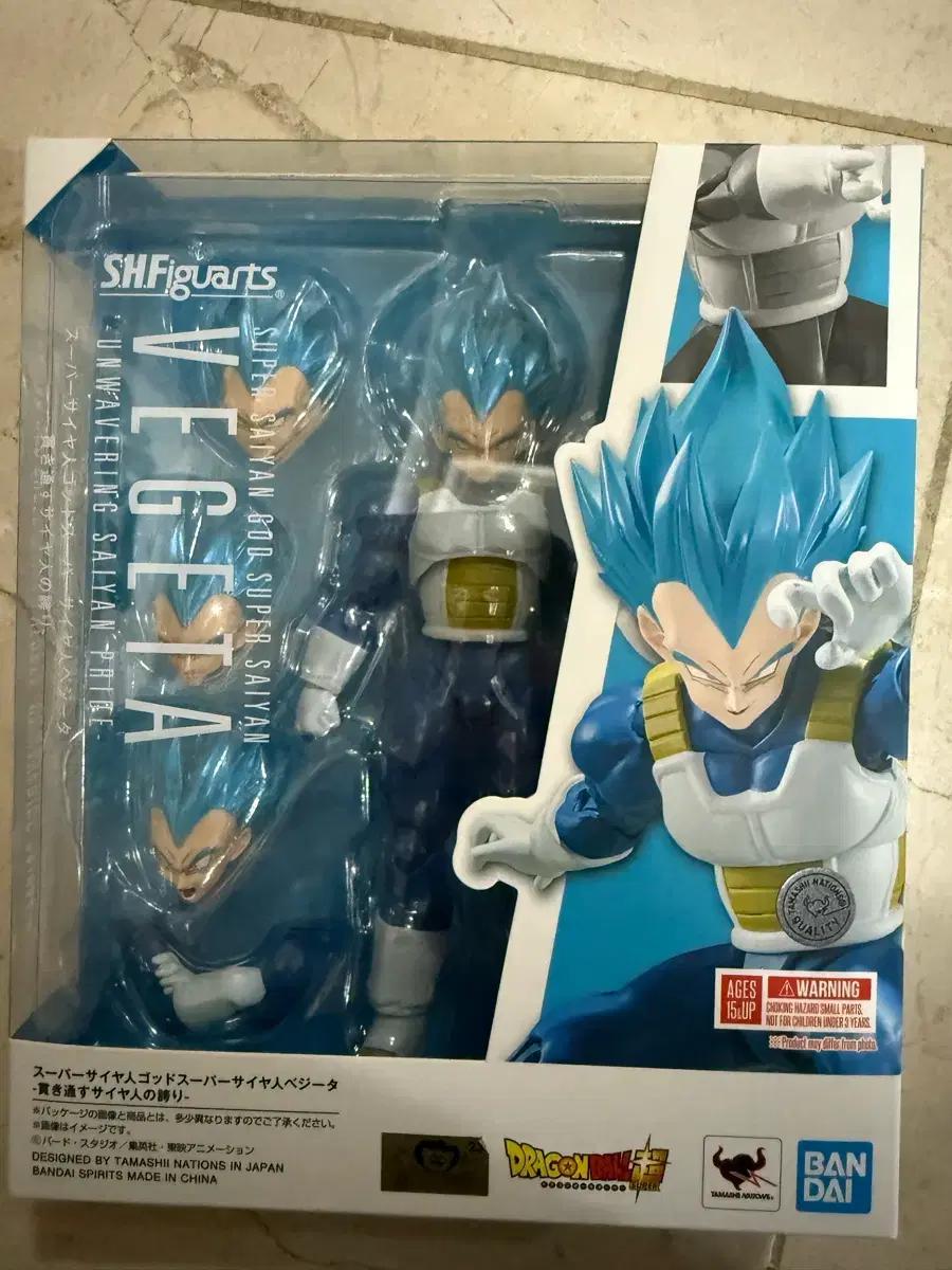 shf 드래곤볼 블루 베지터 슈퍼
