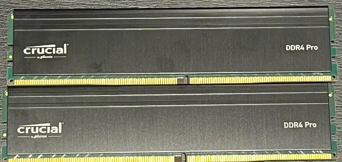 마이크론 크루셜 DDR4 Pro 메모리 32GB 2개