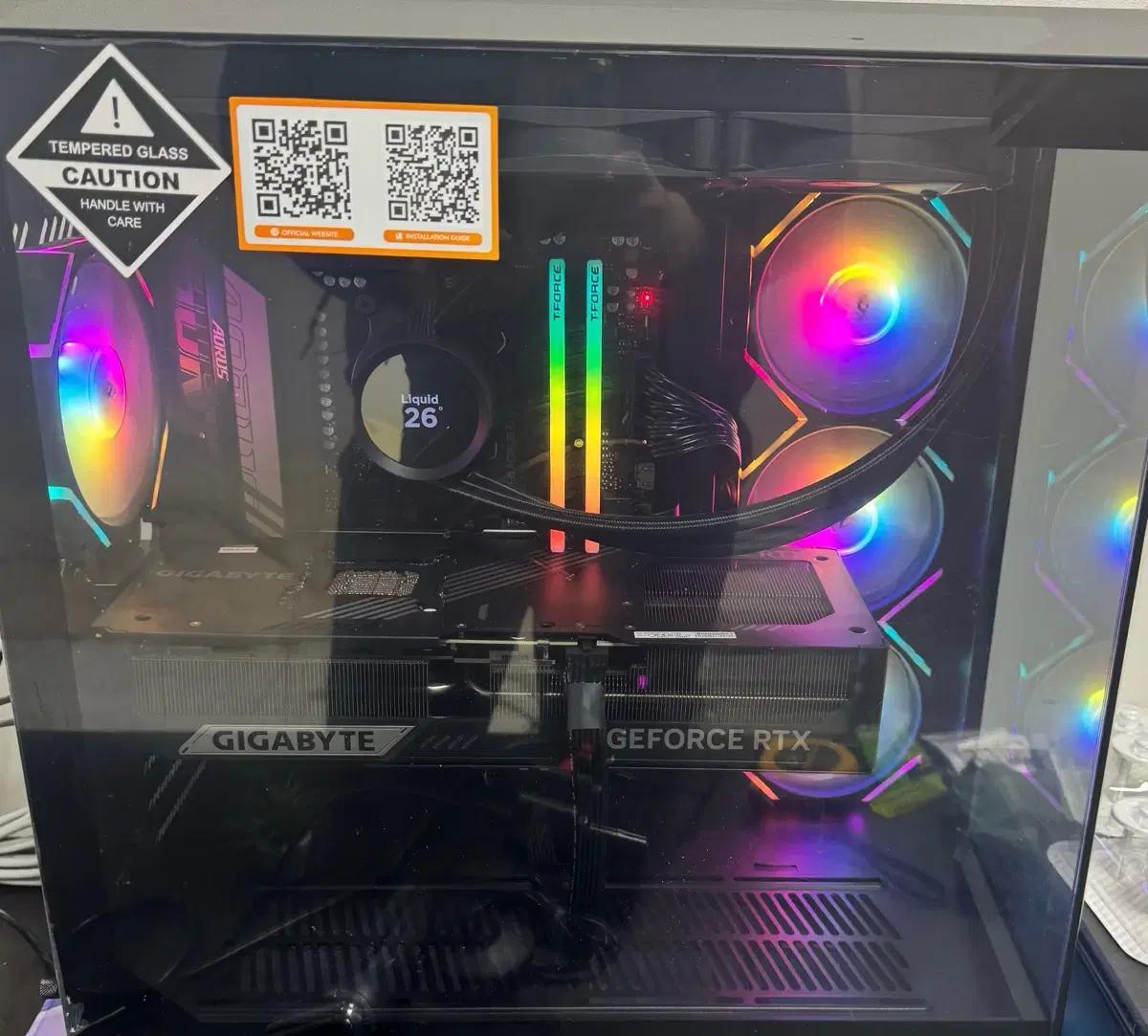 하이엔드pc 7800x3d  5090  렘32기가 급처