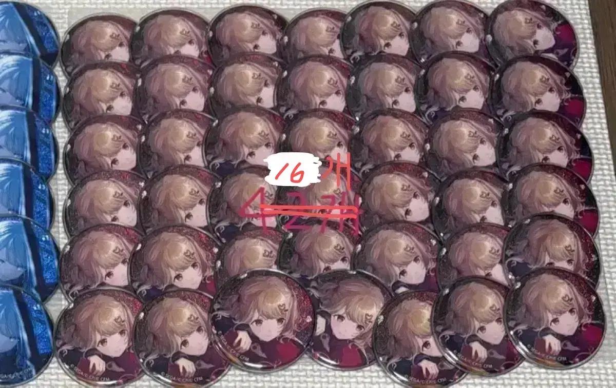 프세카 프로세카 비배스 코하네 발렌타인 글리터 캔뱃지