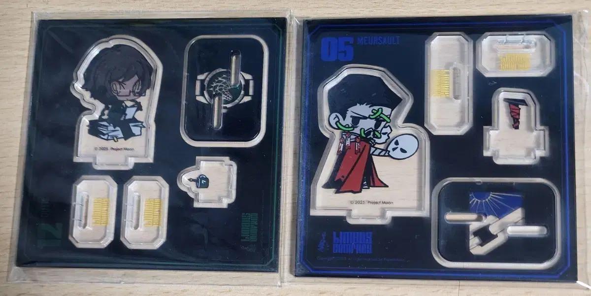 햄햄팡팡 림버스 수감자 vol. 3 아크릴 뫼르소 오티스 일괄