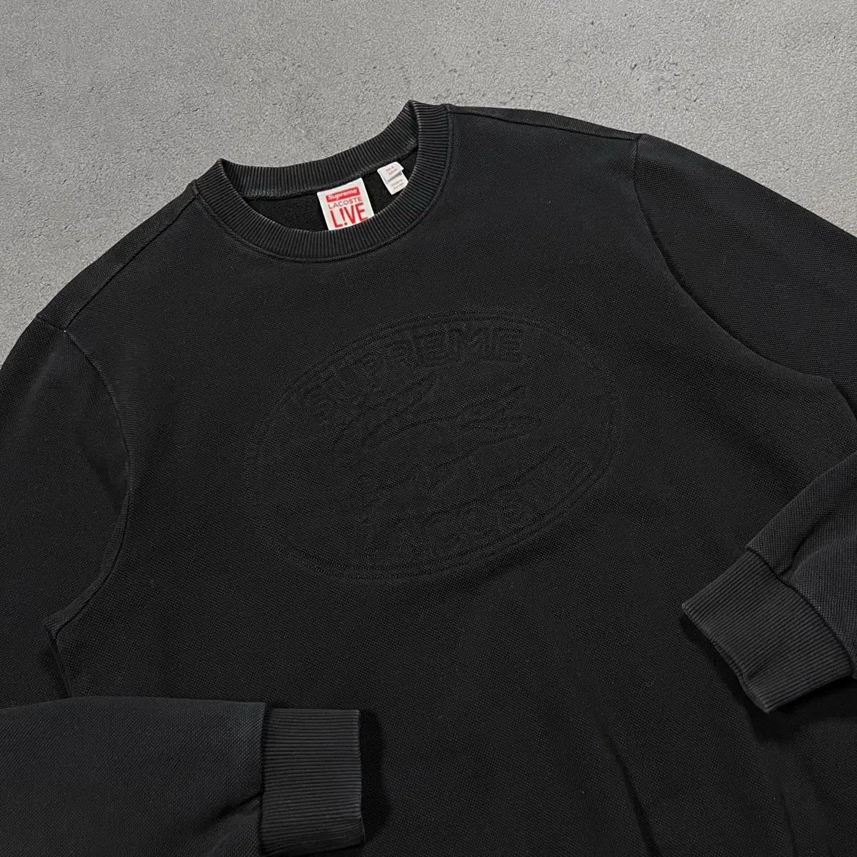 Supreme x Lacoste 슈프림 라코스테 빅로고 맨투맨