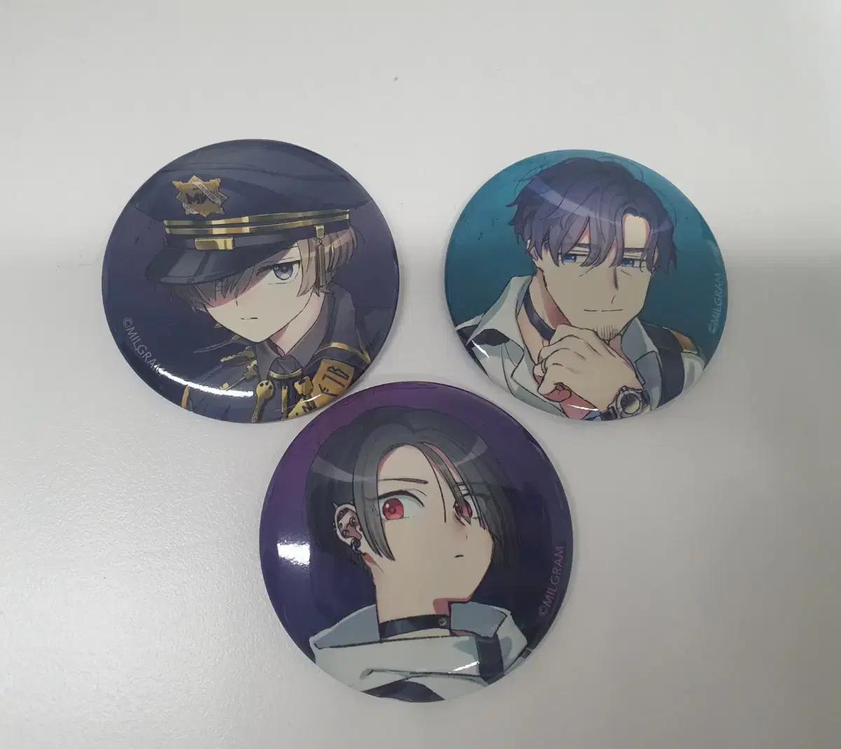 밀그램MILGRAM 1심 트레이딩 캔뱃지