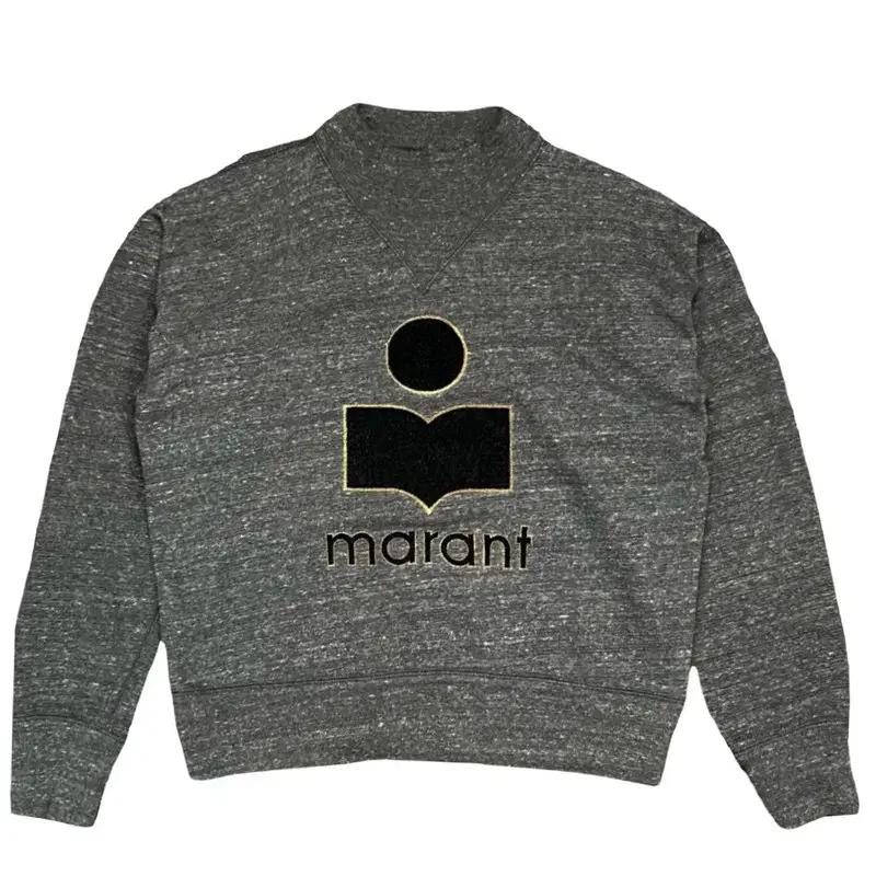 ISABEL MARANT ETOILE 벨벳로고 자수 맨투맨