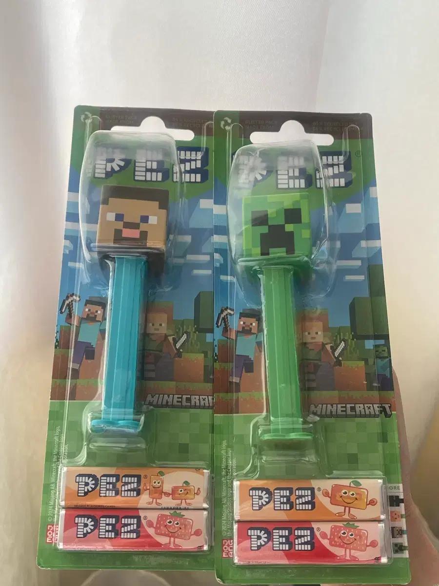 pez 페즈 캔디 마인크래프트 스티브 크리퍼