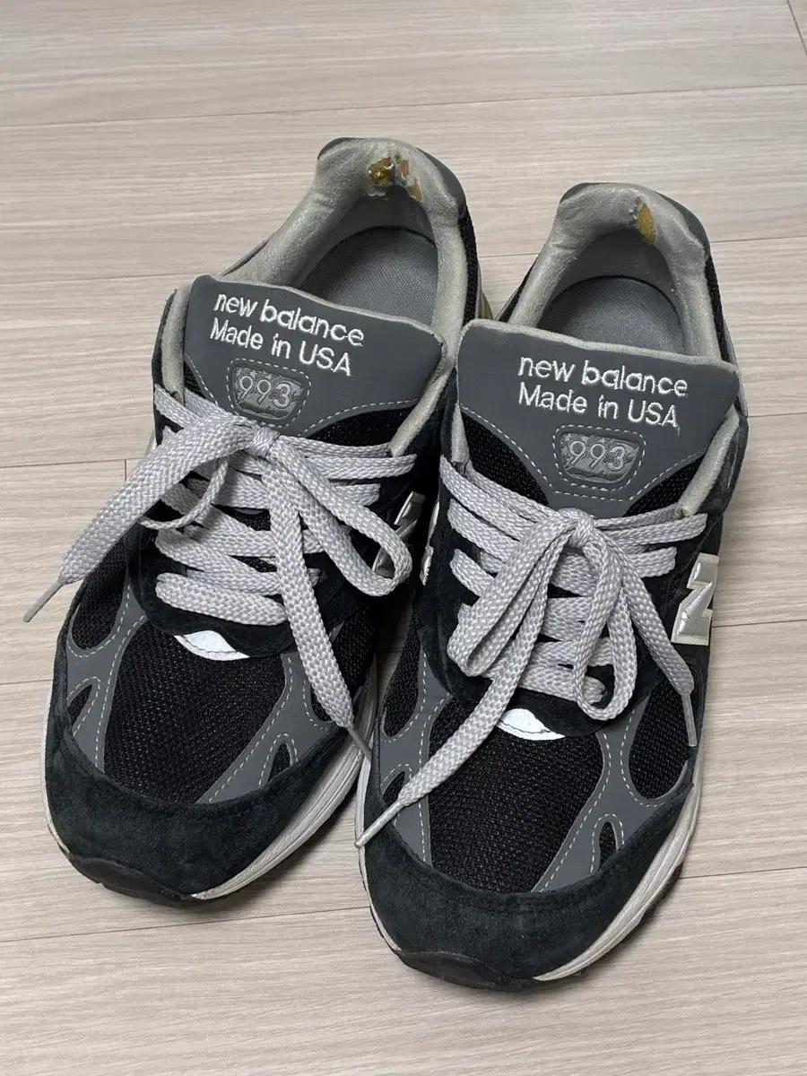 뉴발란스 993 Made in USA 블랙 색상 265