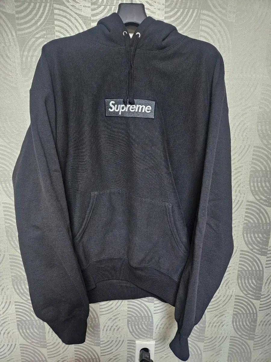 23FW 슈프림 박스 로고 후디 블랙 XL