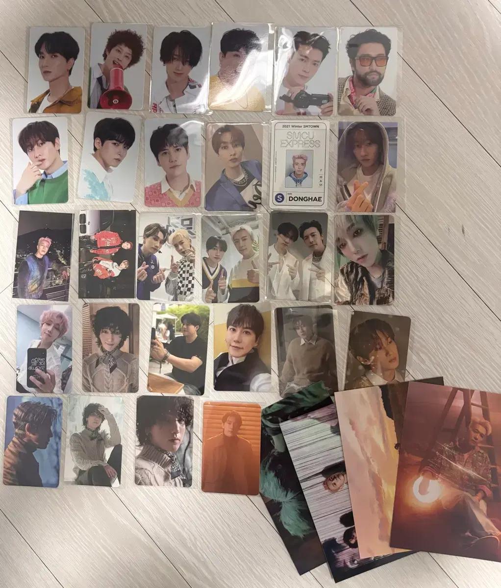슈퍼주니어 앨범 포카 포스터 일괄