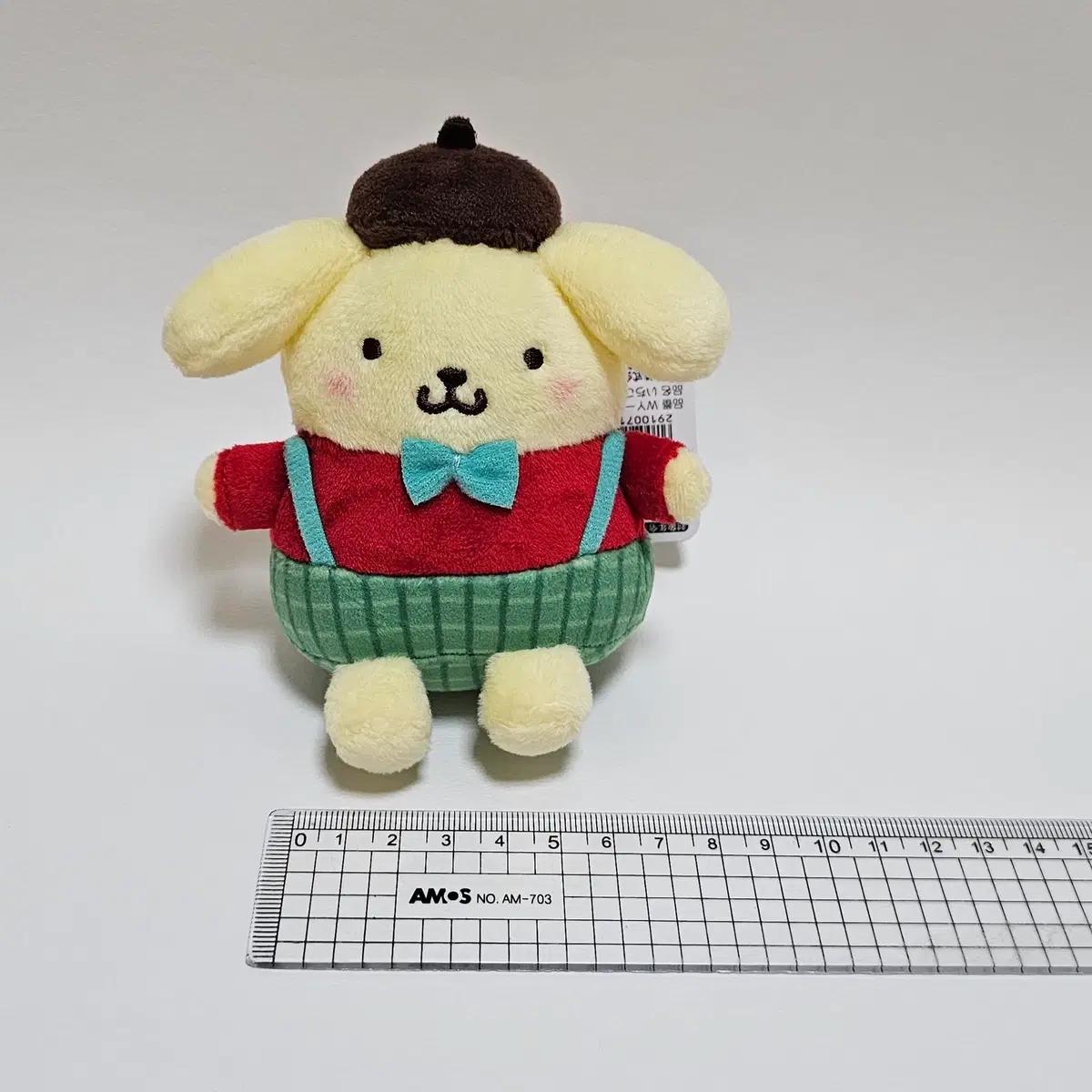 산리오 퓨로랜드 이치고 딸기 폼폼푸린 마스코트 인형