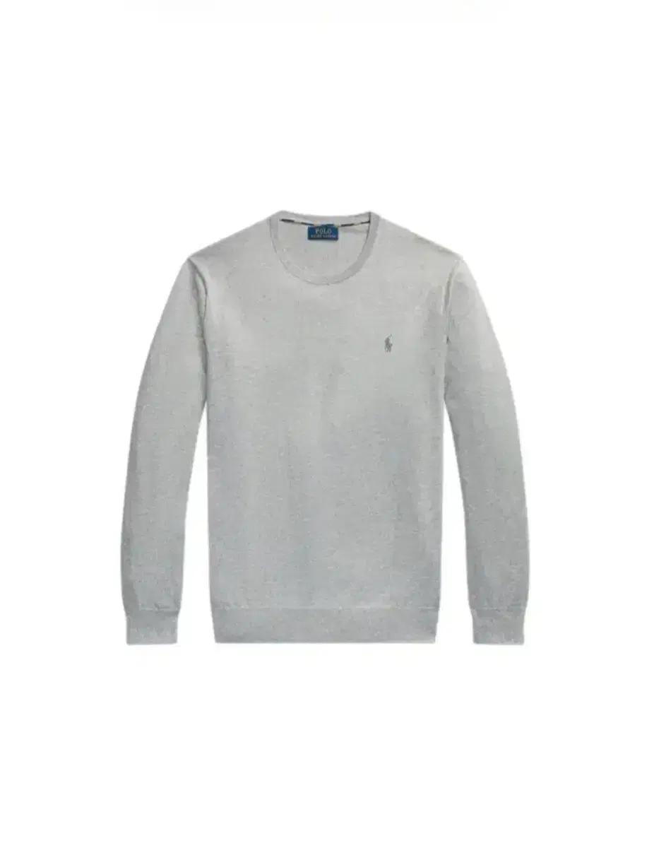폴로 랄프로렌 피마코튼 니트 그레이