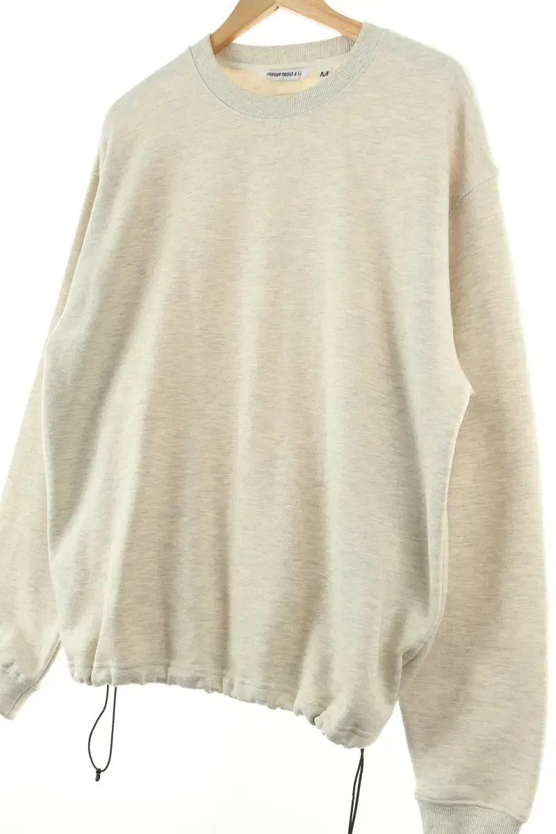 (M-XL) 유니폼 브릿지 맨투맨 티셔츠 아이보리 아메카지-16644