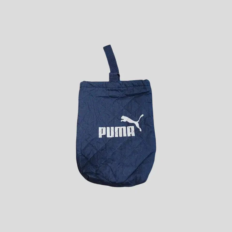 PUMA 퓨마 푸마 JP 네이비 로고 다이아몬드퀼팅 슈케이스 신발케이스