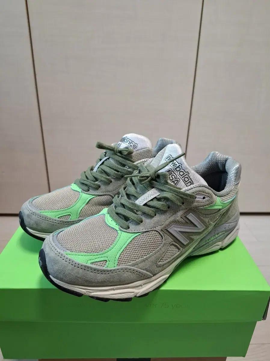 265 뉴발 990v3 파타 올리브 patta olive