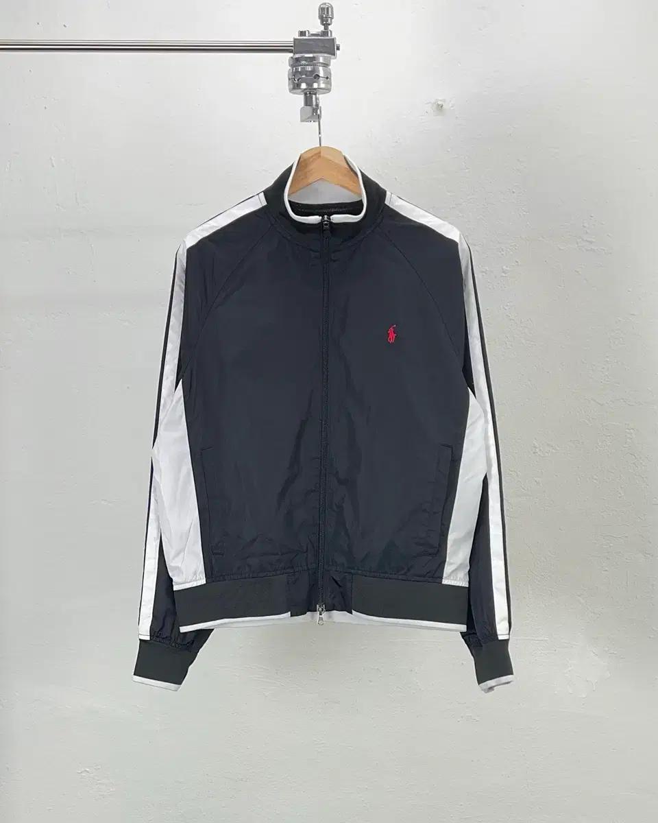 폴로 랄프로렌 사이드 라인 투웨이 레드 포니 풀집업 트랙탑