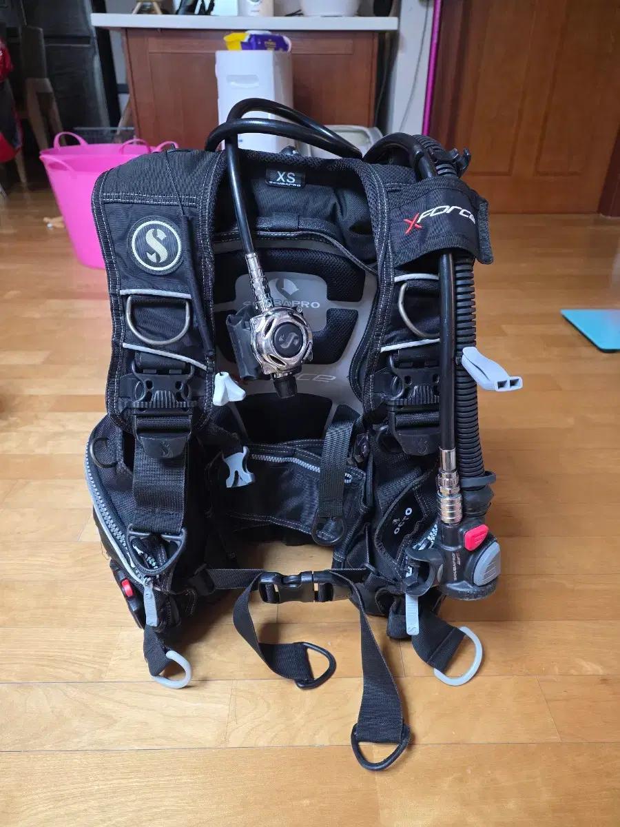 스쿠버프로 A700호흡기 MK25 / 스쿠버프로 X-FORCE BCD