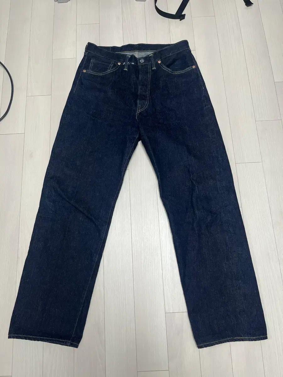 브론슨 S801XX 13oz 하이웨스트 데님 팬츠 셀비지