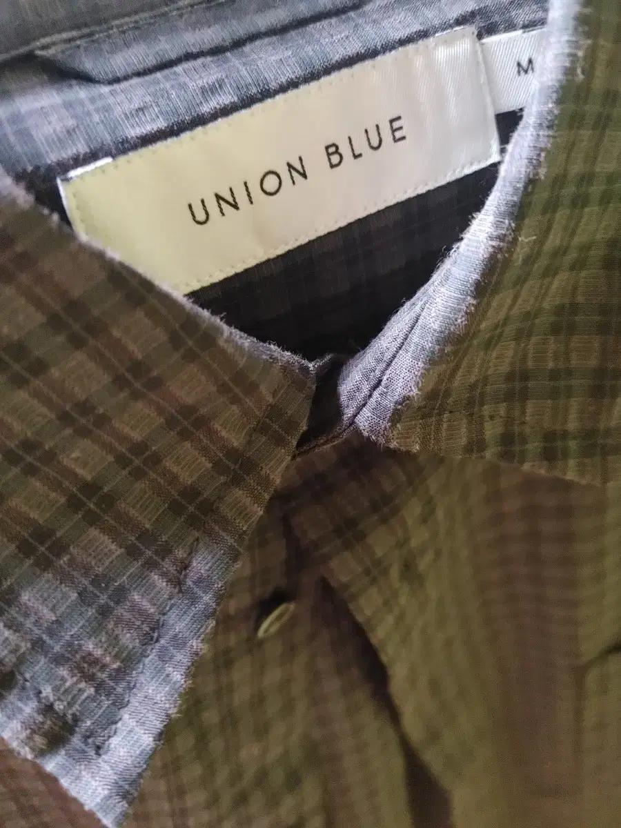 유니온블루 SMALL CHECK SUNDAY SHIRT 차콜블랙 M