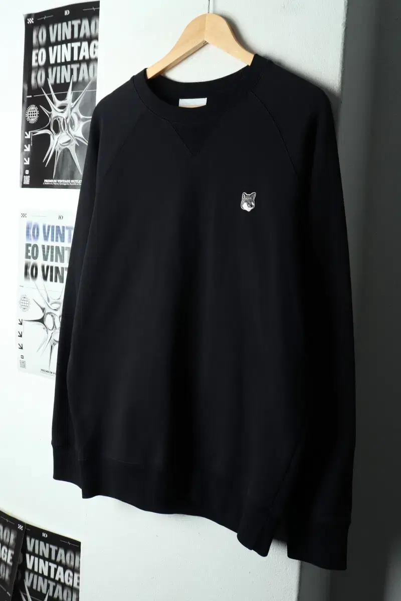 (L-XL) 메종키츠네 맨투맨 티셔츠 23SS 나그랑 그레이-1655C