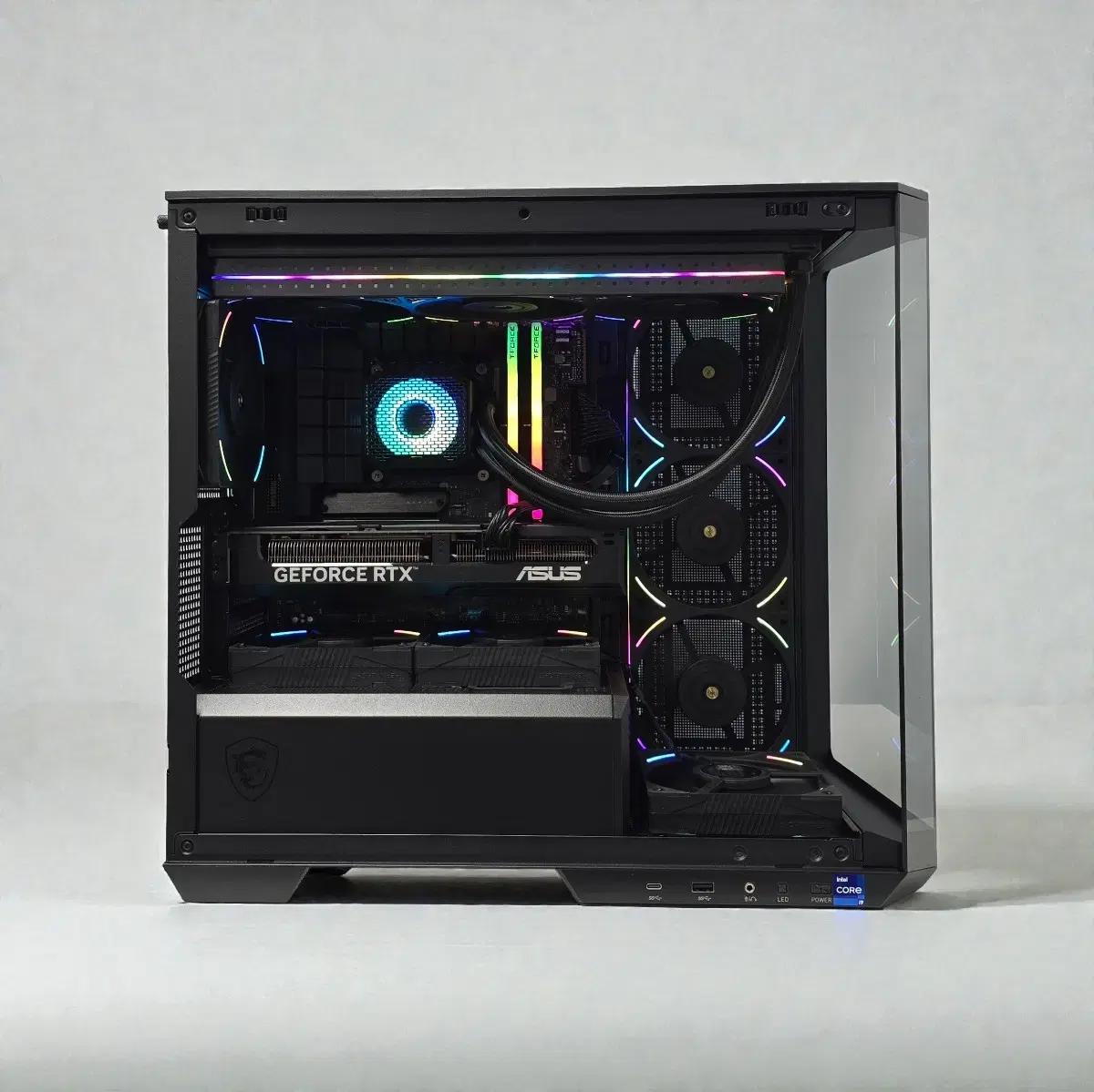 인텔12900KF/B760M/RTX4060Ti 조립컴퓨터 본체 조립PC
