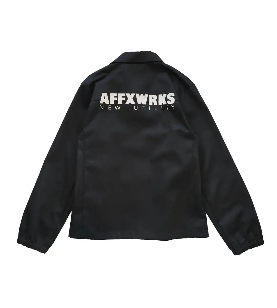 AFFXWRKS 블랙 코치 자켓