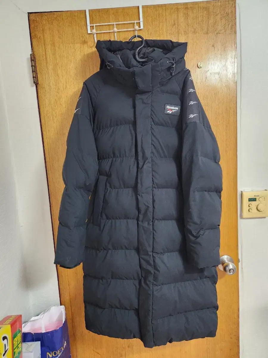 리복 롱패딩 블랙 롱패딩 점퍼 판매합니다.