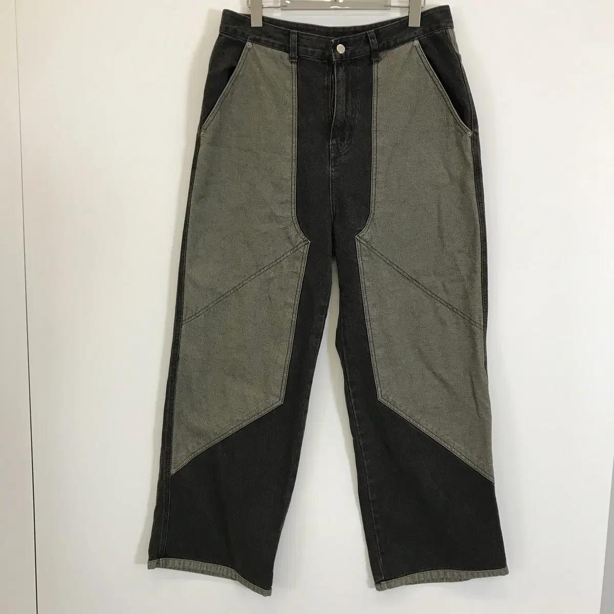 CPGN STUDIO 꼼빠뇨 레이어 와이드데님 [L]