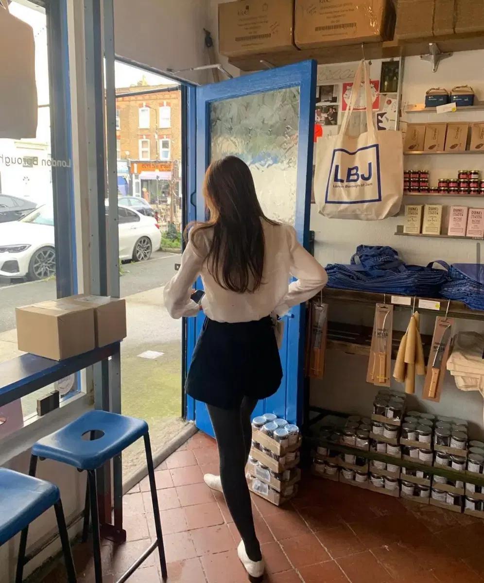 타낫 코듀로이 하프 팬츠 네이비s