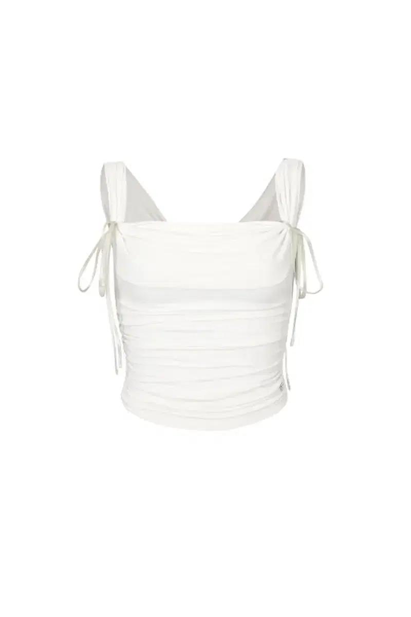 르세라핌 카즈하 페인오어플레져 DEW COWL TOP ivory S
