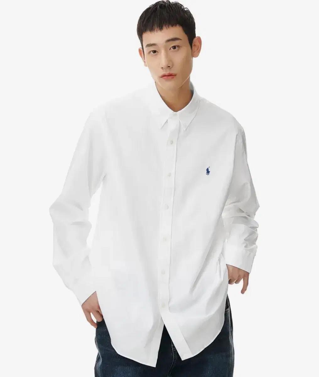 폴로 커스텀핏 포플린 셔츠 XL