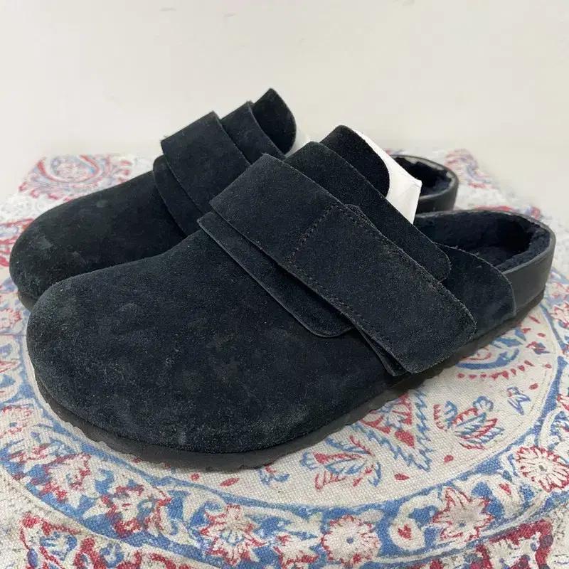 버켄스탁 테클라 스웨이드 슬리퍼 털슬리퍼 260 E00891